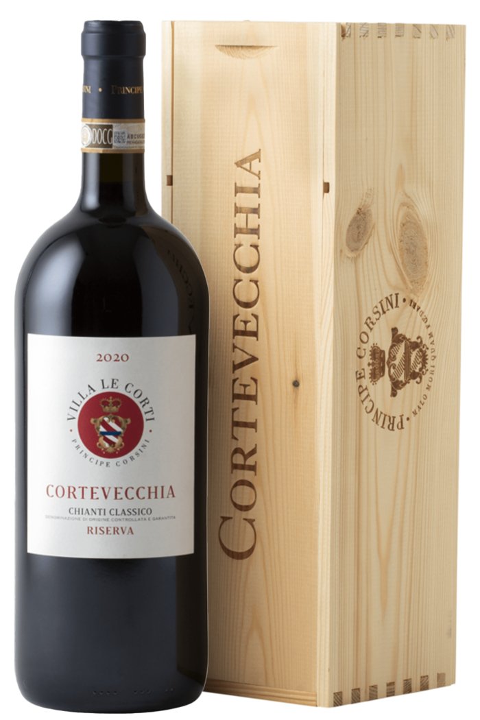 2020 Principe Corsini Chianti Classico Riserva Cortevecchia Magnum - 1,5 lítra flaska í trékassa - Sante.is (7247039430721)