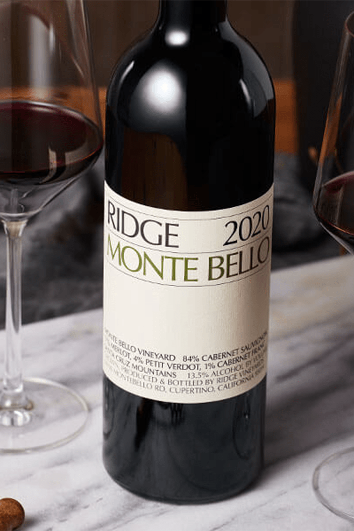 2020 Ridge Monte Bello Cabernet Sauvignon, Santa Cruz Mountains, California - Sante.is