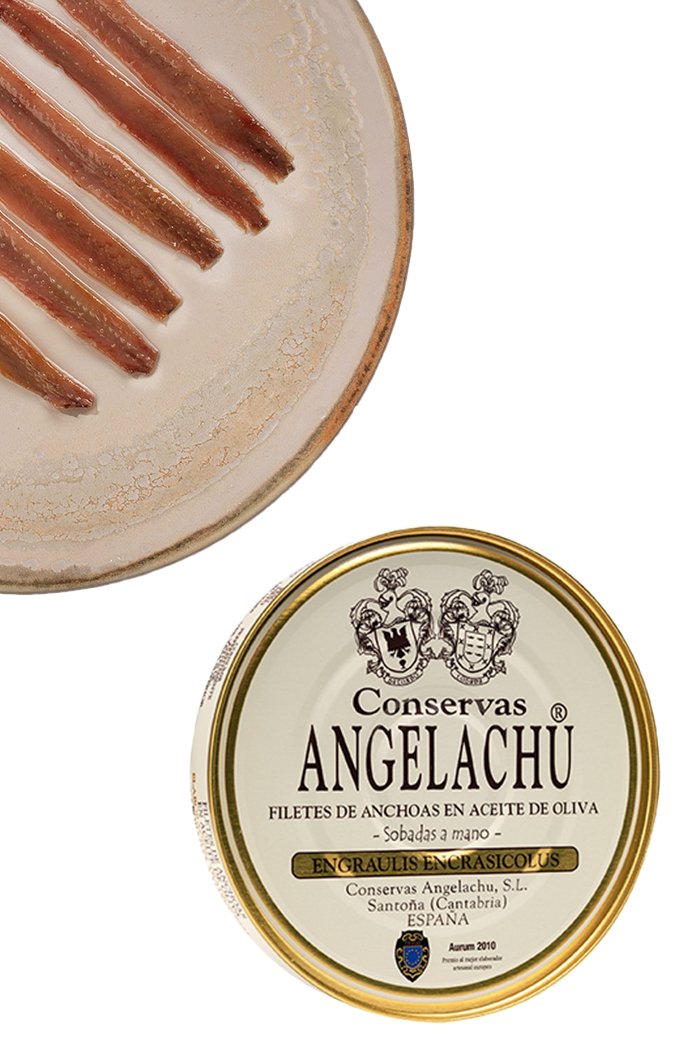 Angelachu Ansjósur í ólífuolíu - 180 gr. - Sante.is (7320730304577)