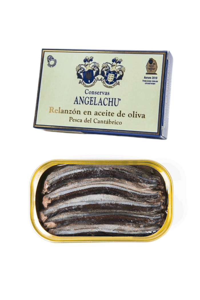 Angelachu Needle fish í ólífuolíu - 118 gr. - Sante.is (14949633753457)