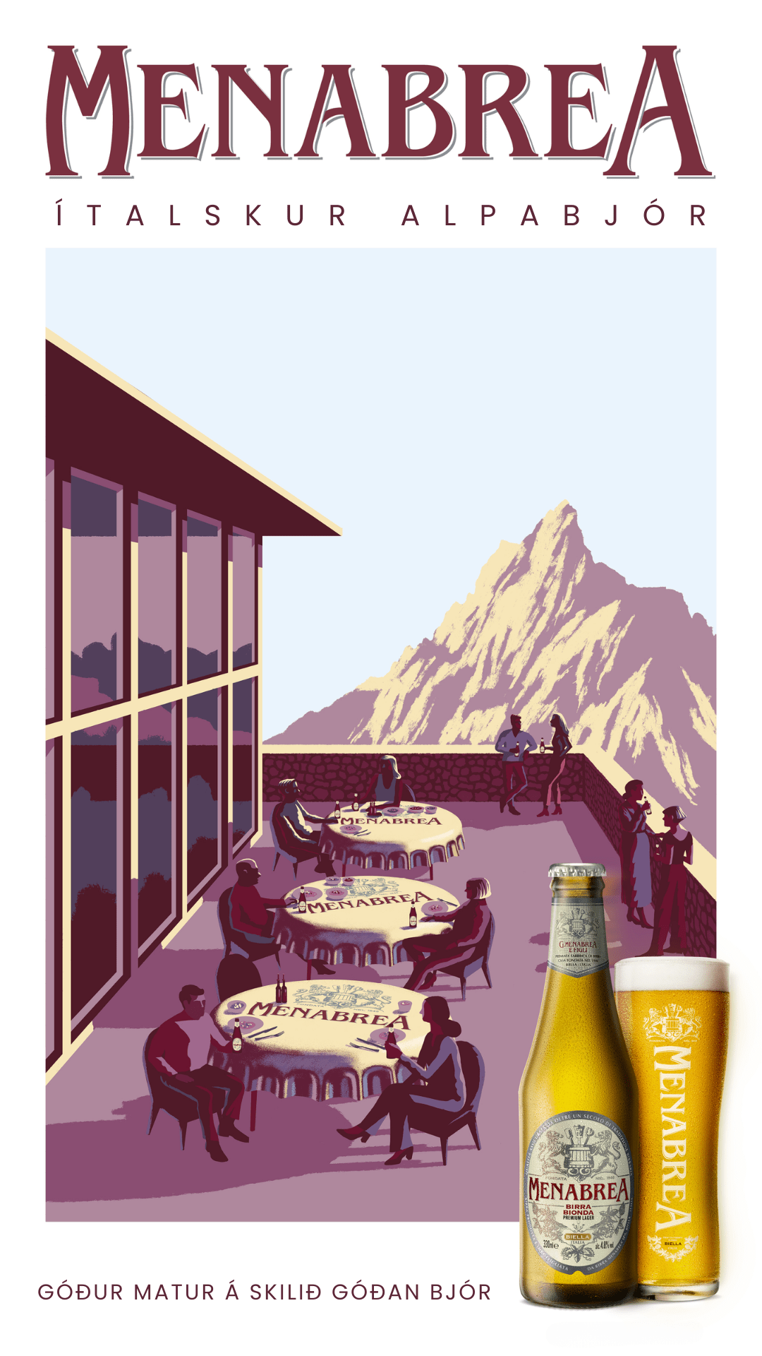 Birra Menabrea Bionda / 12 flöskur - Sante.is