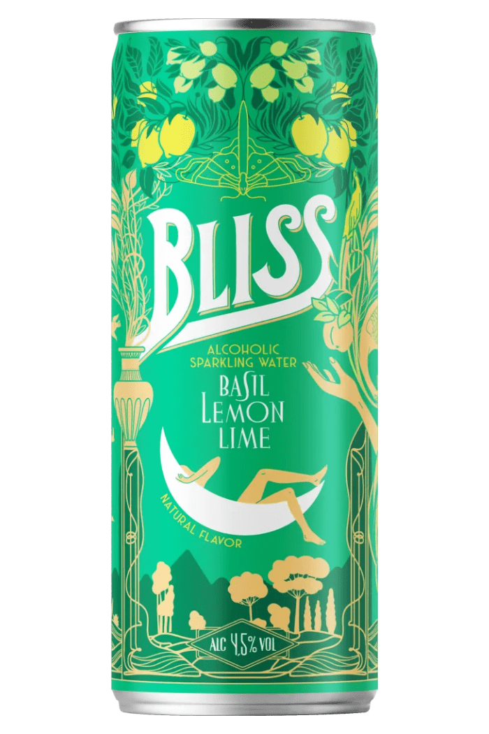 Bliss Hard Seltzer Basil Lemon Lime / 12 dósir - Sante.is (14935551246705)