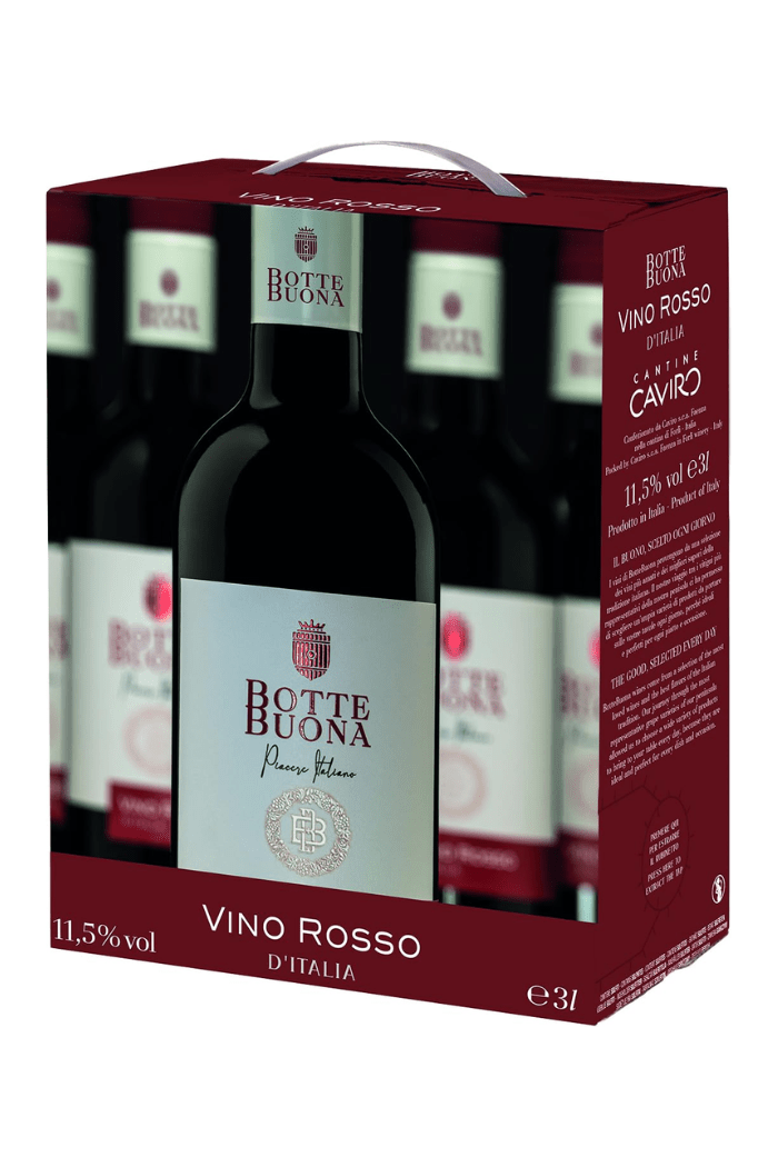 Botte Buona Rosso d'Italia 3L kassavín - Sante.is