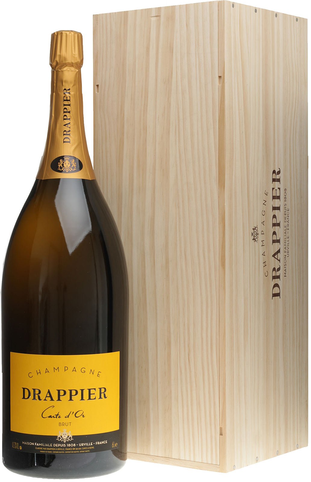 Drappier Carte d'Or Brut Mathusalem í - 6 lítra flaska í trékassa - Sante.is