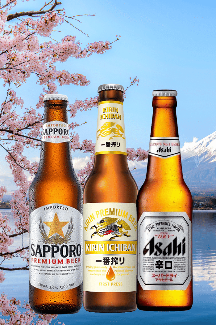 Japanski bjórdraumurinn / 12 flöskur - 3 tegundir - Sante.is