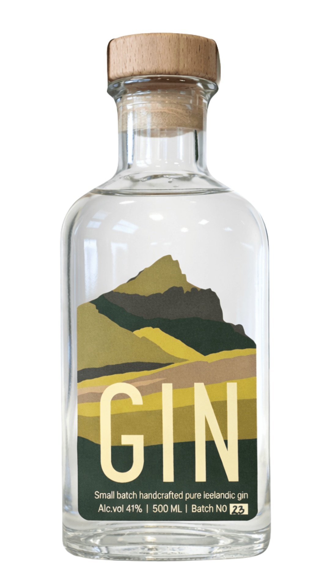 KHB Gin 41% / 50 cl - Sante.is