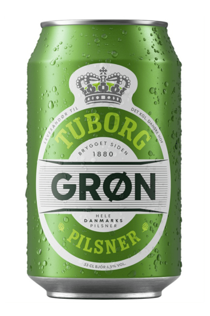 Tuborg Grön / 12 dósir í rútu - Sante.is