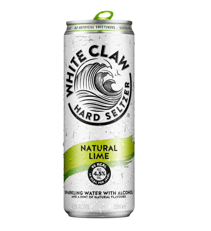 White Claw Hard Seltzer Natural Lime / 6 dósir - Sante.is