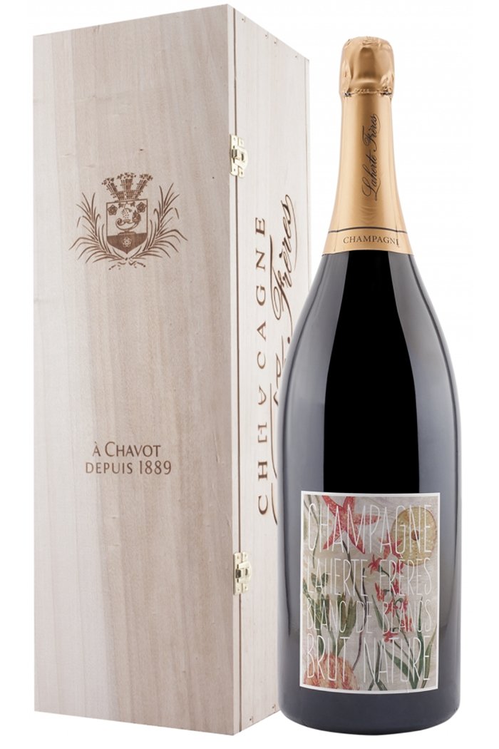 Laherte Fréres Blanc de Blancs Brut Nature Jeroboam - 3 lítra flaska í trékassa - Sante.is (6946457157697)