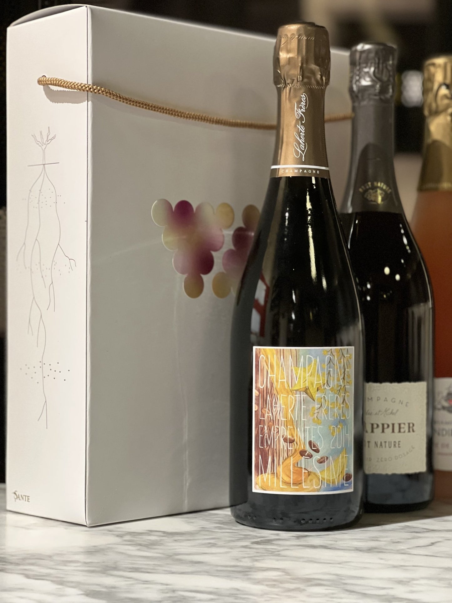 Santé gjafakassi fyrir þrjár 75 cl flöskur - stakur - Sante.is (6946488877121)