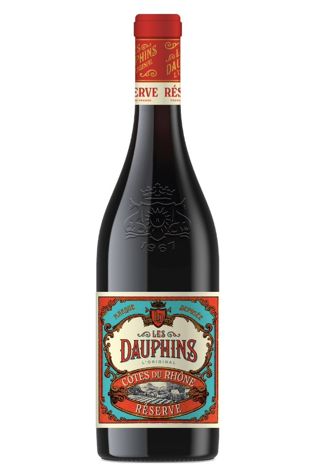 2024 Les Dauphins Côtes du Rhône Réserve Rouge - Sante.is
