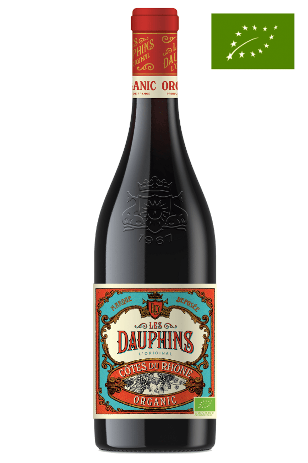 2024 Les Dauphins Organic Côtes du Rhône Rouge - Sante.is