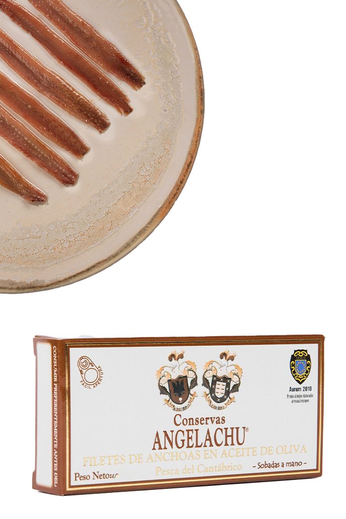 Angelachu Ansjósur í ólífuolíu - 90 gr. - Sante.is (7320729681985)