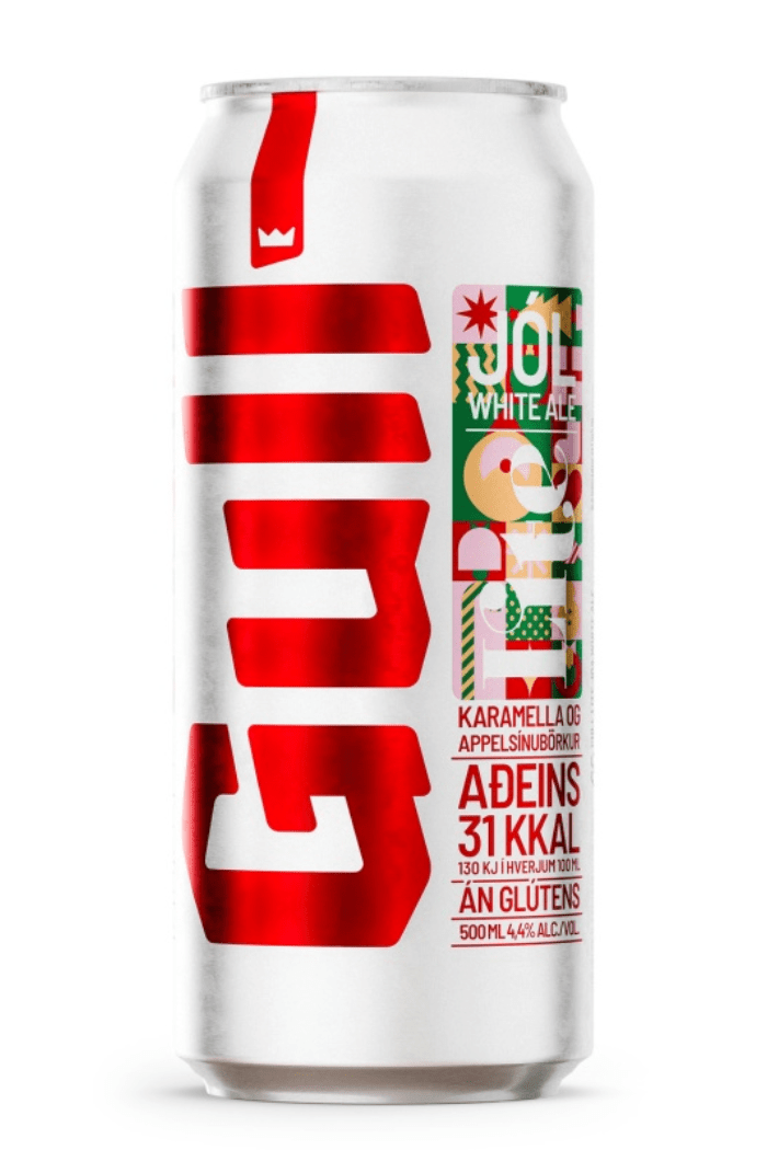 Gull Lite Jól / 12 ofurdósir í rútu 50cl - Sante.is