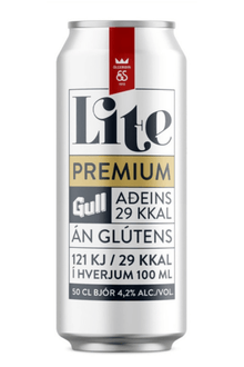 Gull Lite Premium/ 12 ofurdósir í rútu - Sante.is
