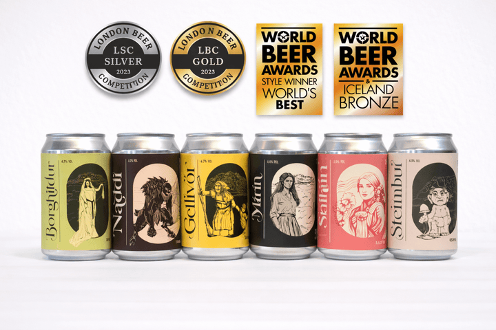 KHB Brugghús Smakkpakki / 6 dósir - Sante.is