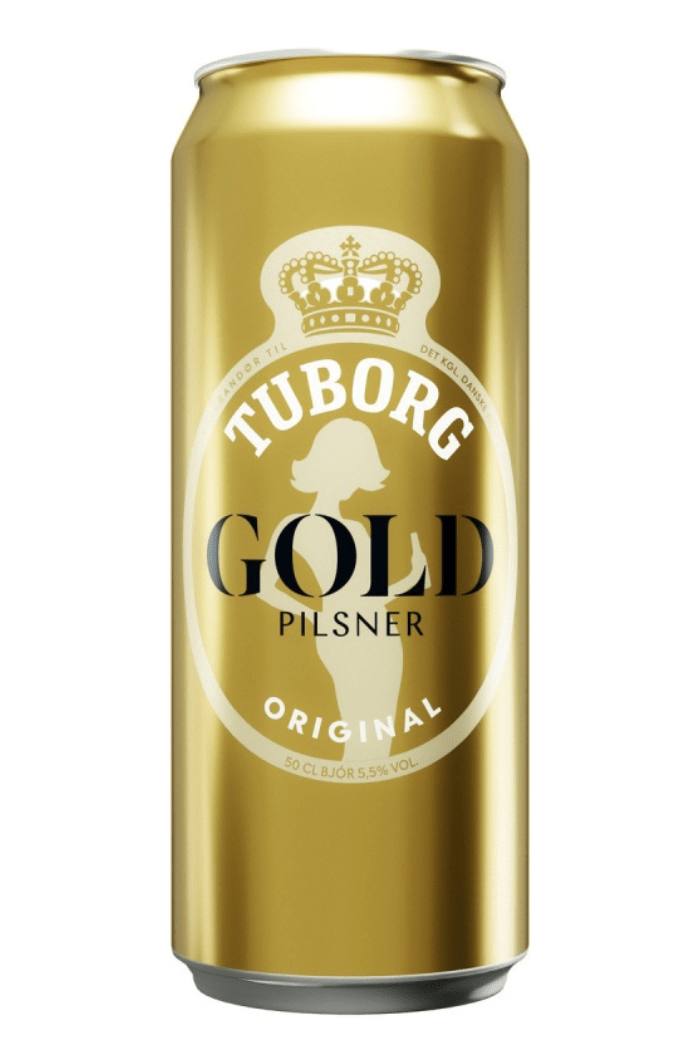 Tuborg Gold / 12 ofurdósir í rútu - Sante.is
